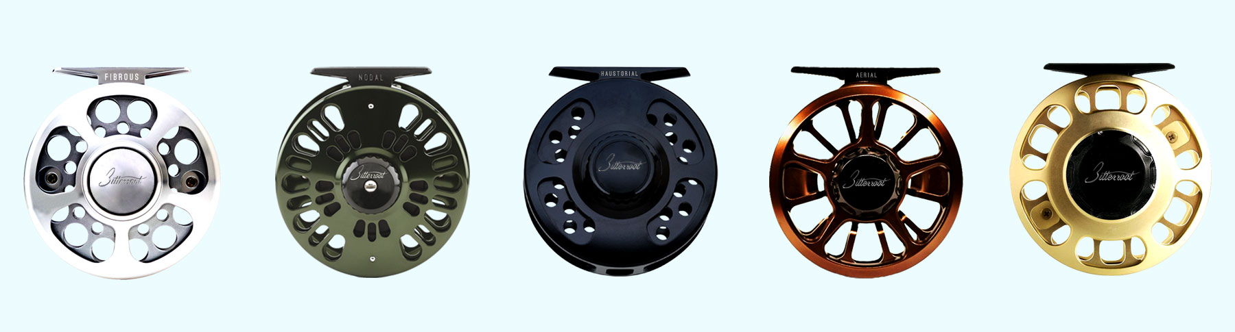 Bitterroot Reels display